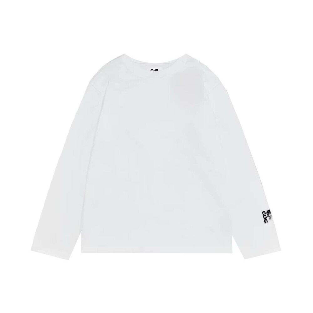 Comme Des Garcons x The North Face White Long Sleeve T Shirt Mens Size Small NWT